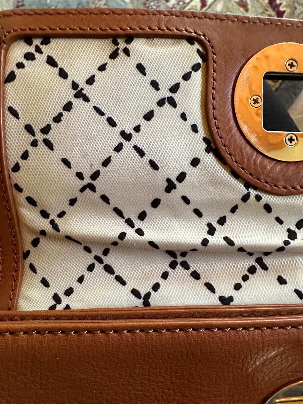 kate spade Christie Street Evan Saddle Leather Wristlet Clutch - Picture 5 of 14